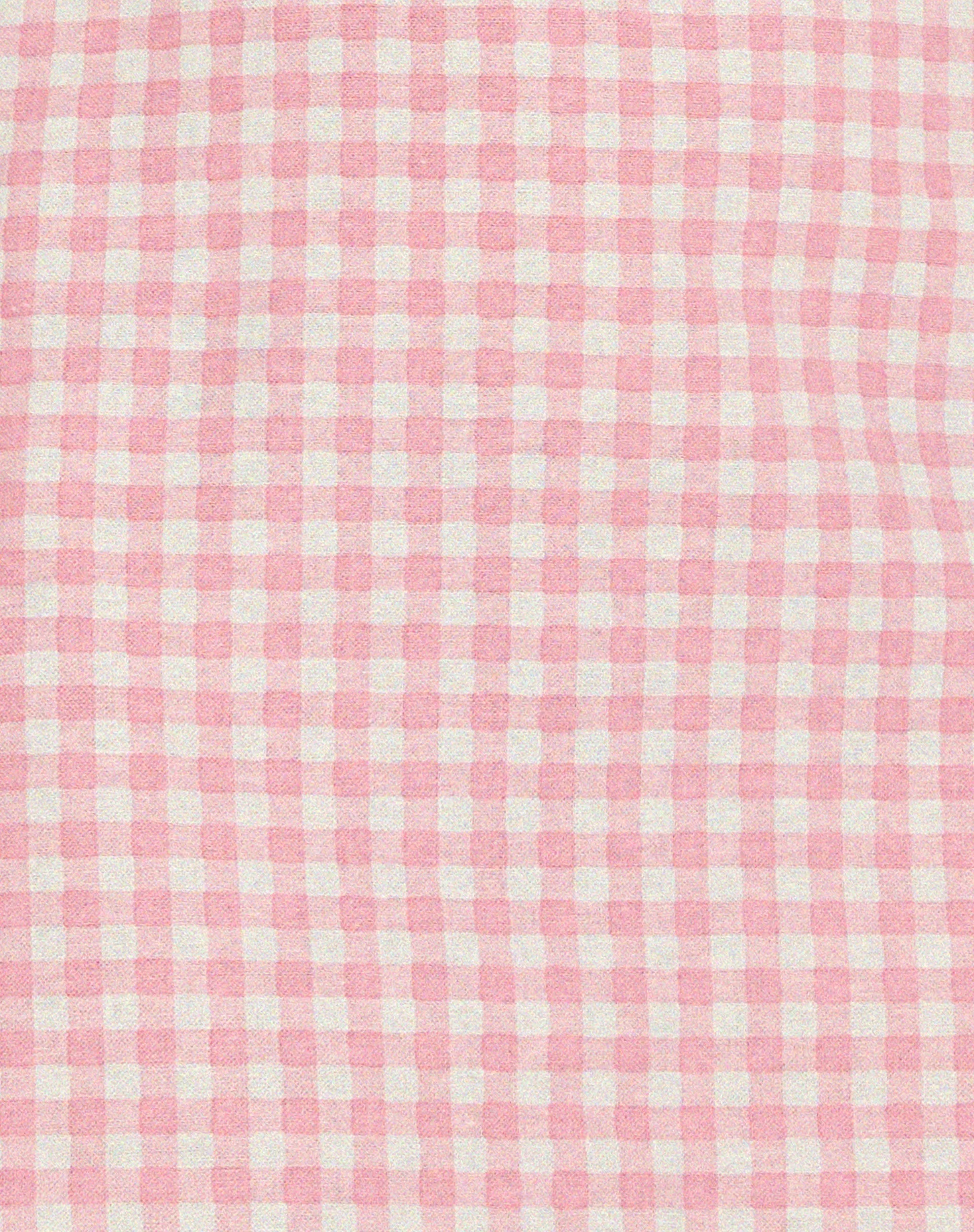 Eluned Mini Dress in Gingham Pink - Image 5
