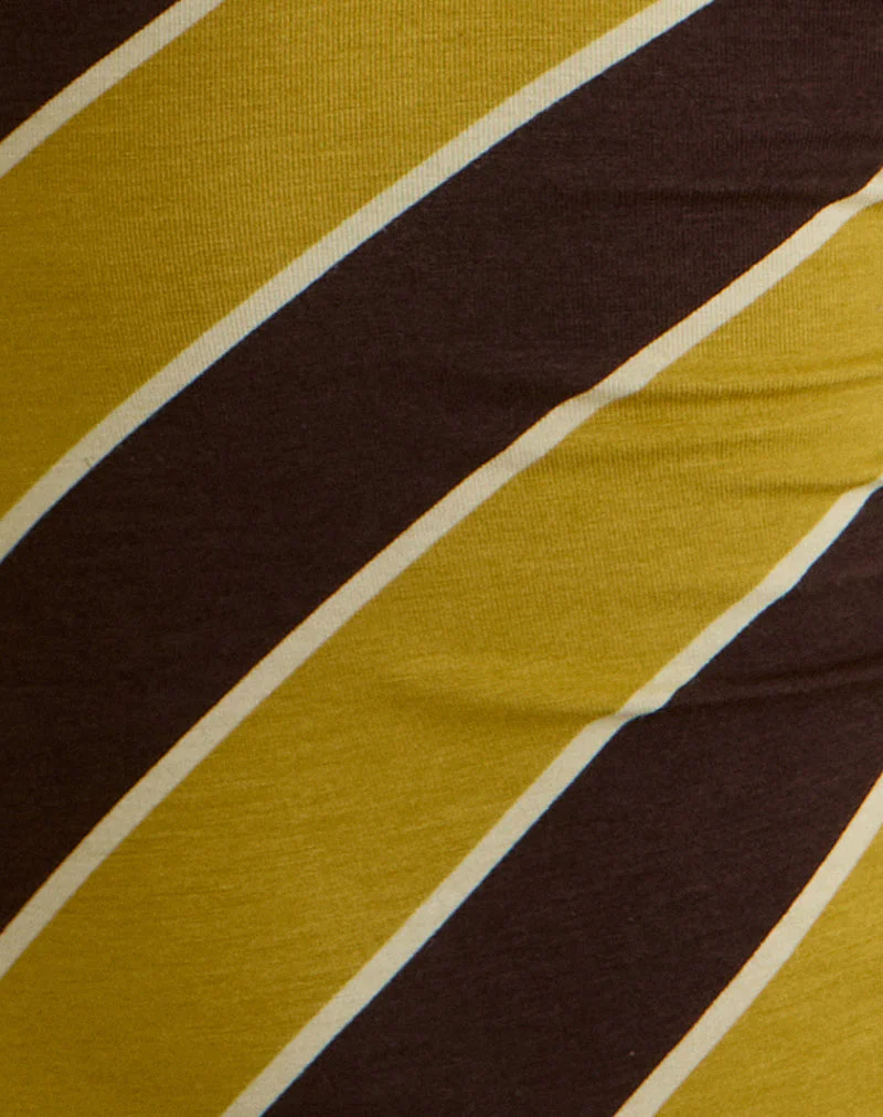 Emberlo Top in Retro Stripe Yellow - Image 5