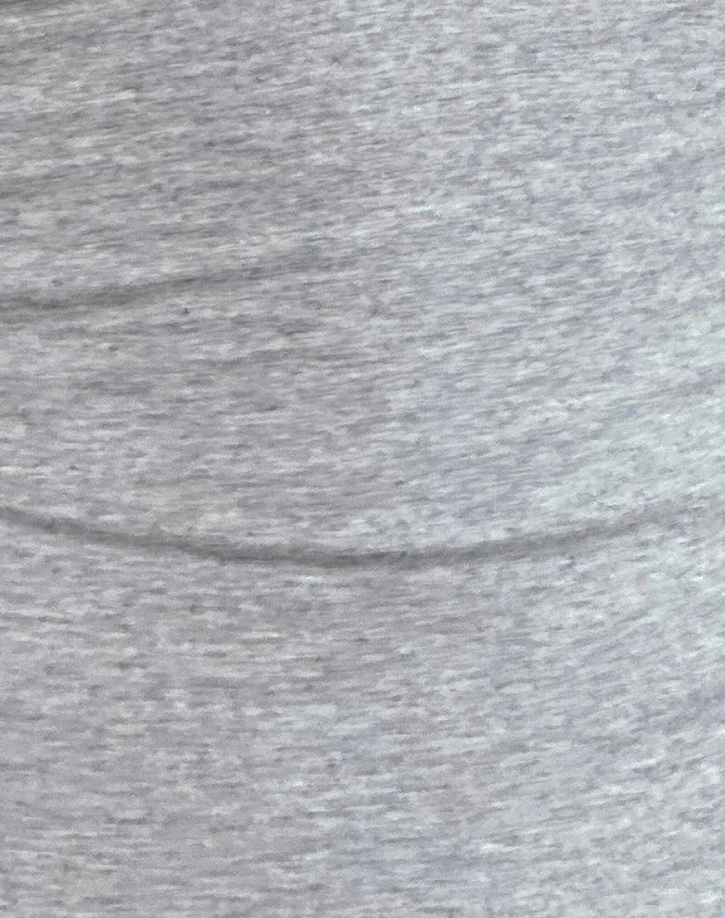 Emberly Plunge Top in Grey Marl - Image 6