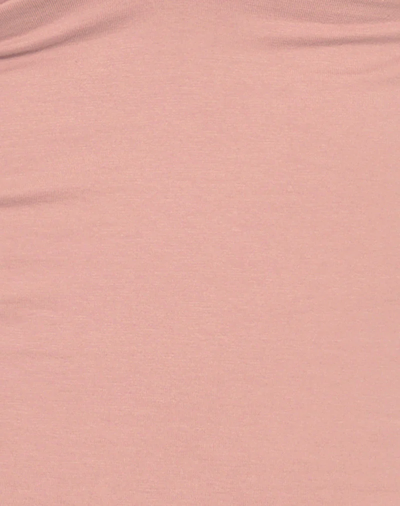 Emberly Plunge Top in Pink Lady - Image 6