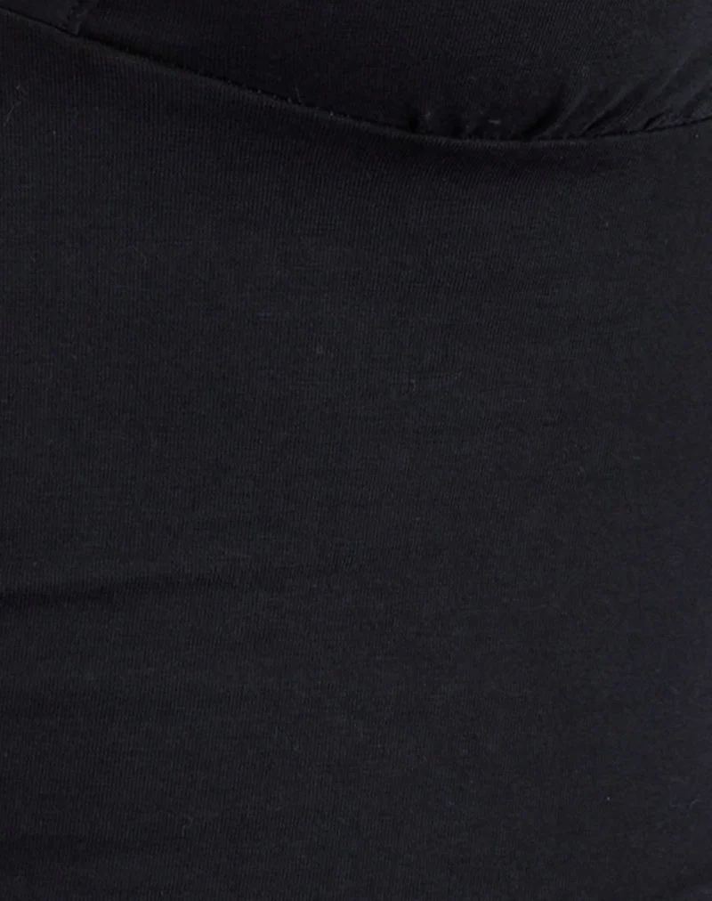 Emesy Long Sleeve Top in Black - Image 6