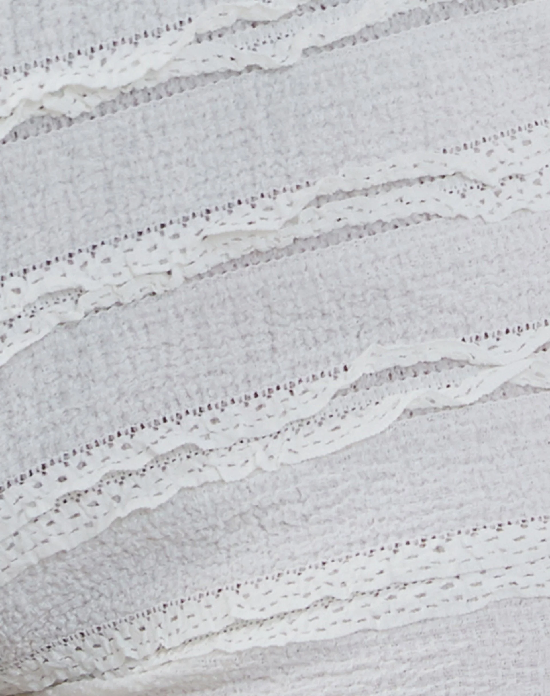Ena Frilly Bloomer Micro Shorts in Ivory - Image 6