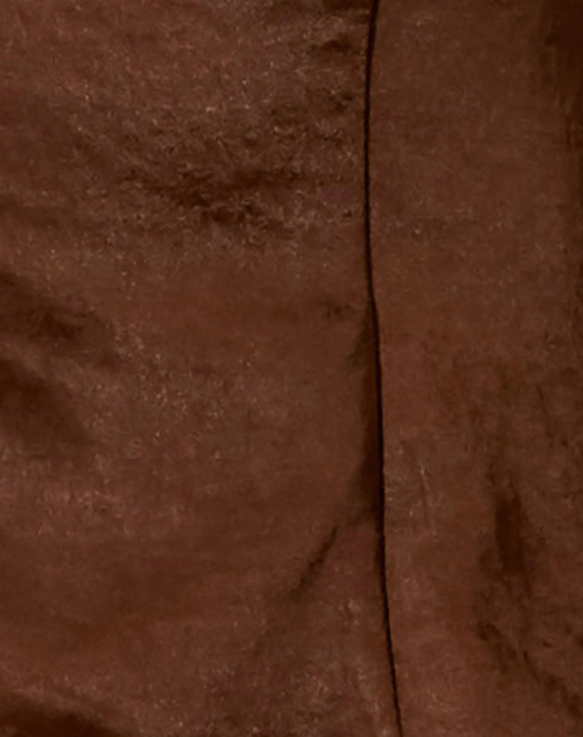 Estesa Shirt in Satin Rich Brown - Image 5