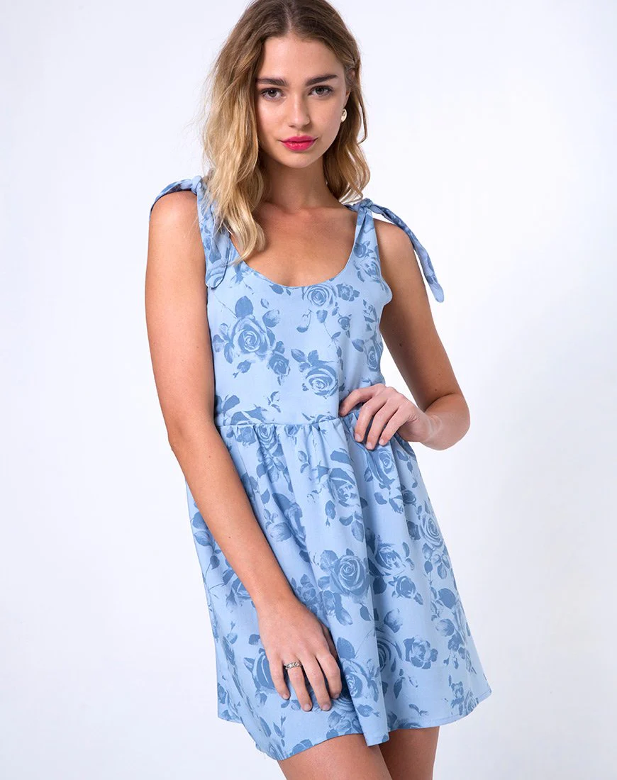 Estilo Dress in Sky Rose