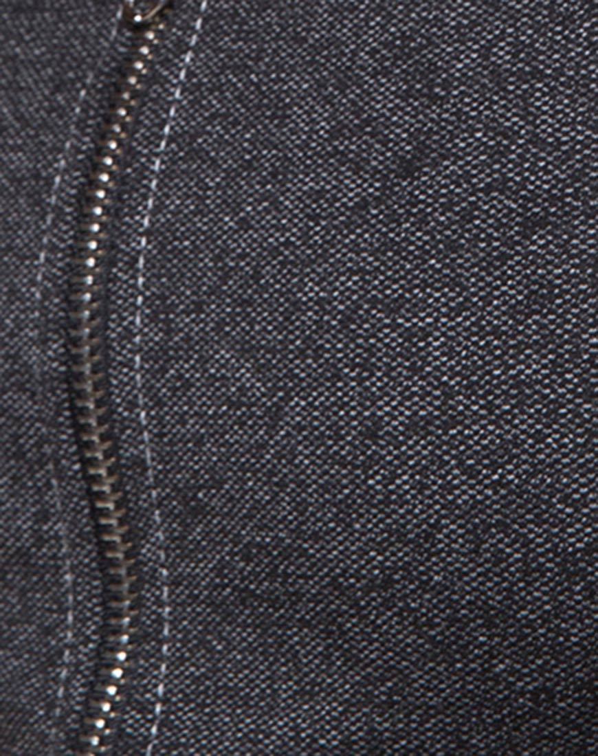 Fallon Crop Top in Denim Black - Image 5