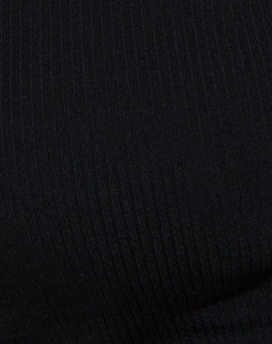 Farety Top in Black with Derlin Clip - Image 5