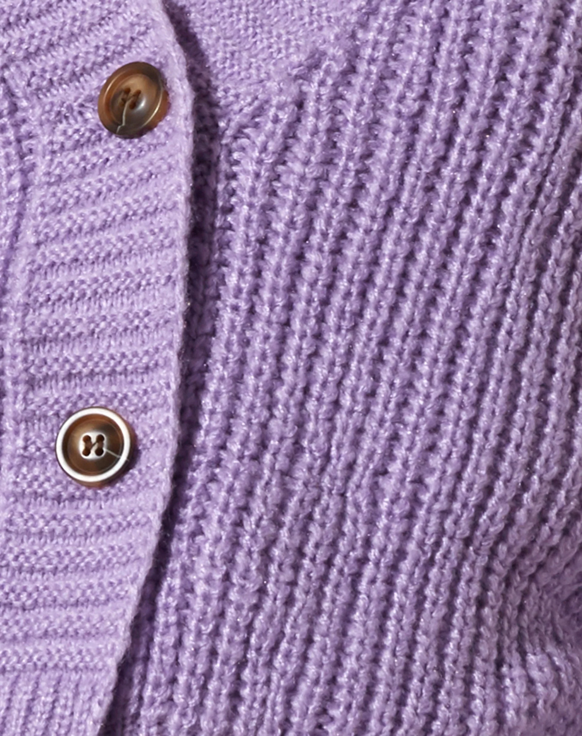 Faya Cardigan in Knit Purple - Image 6