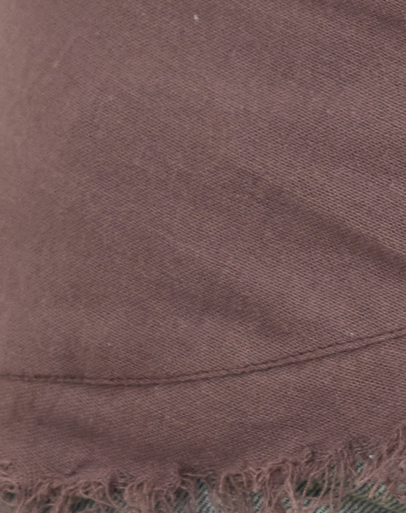 Fringe Belt in Linen Deep Taupe - Image 6