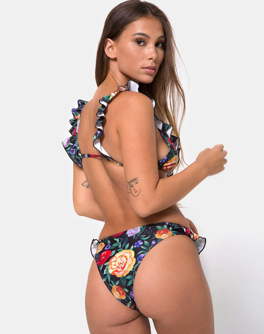 Gaenor Bikini Bottom in Senorita Rose Rocks - Image 4