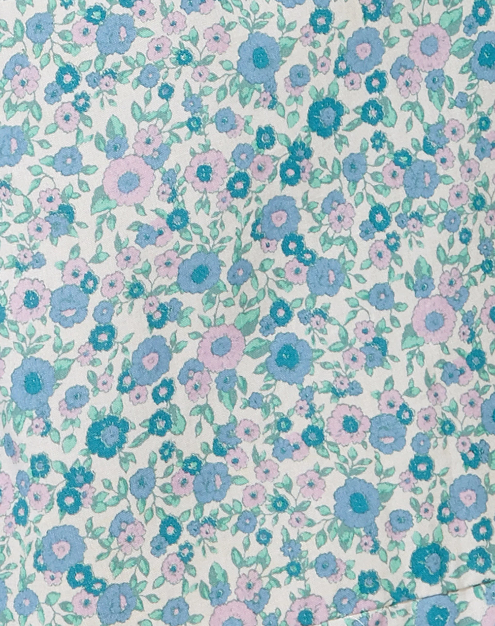 Galaca Mini Dress in Flower Power Blue - Image 5
