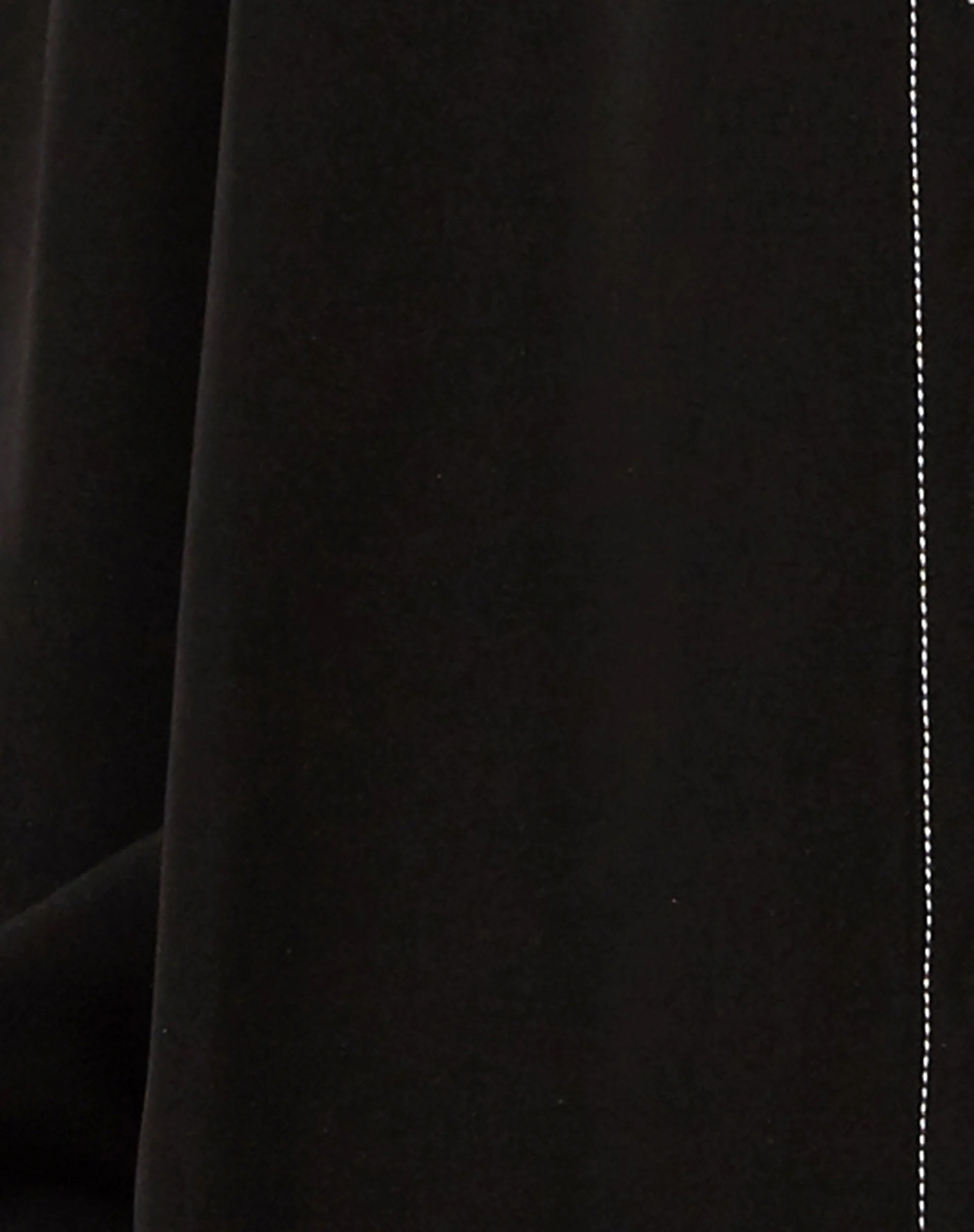 Gane Shirt in Black with White Stitch - Image 5