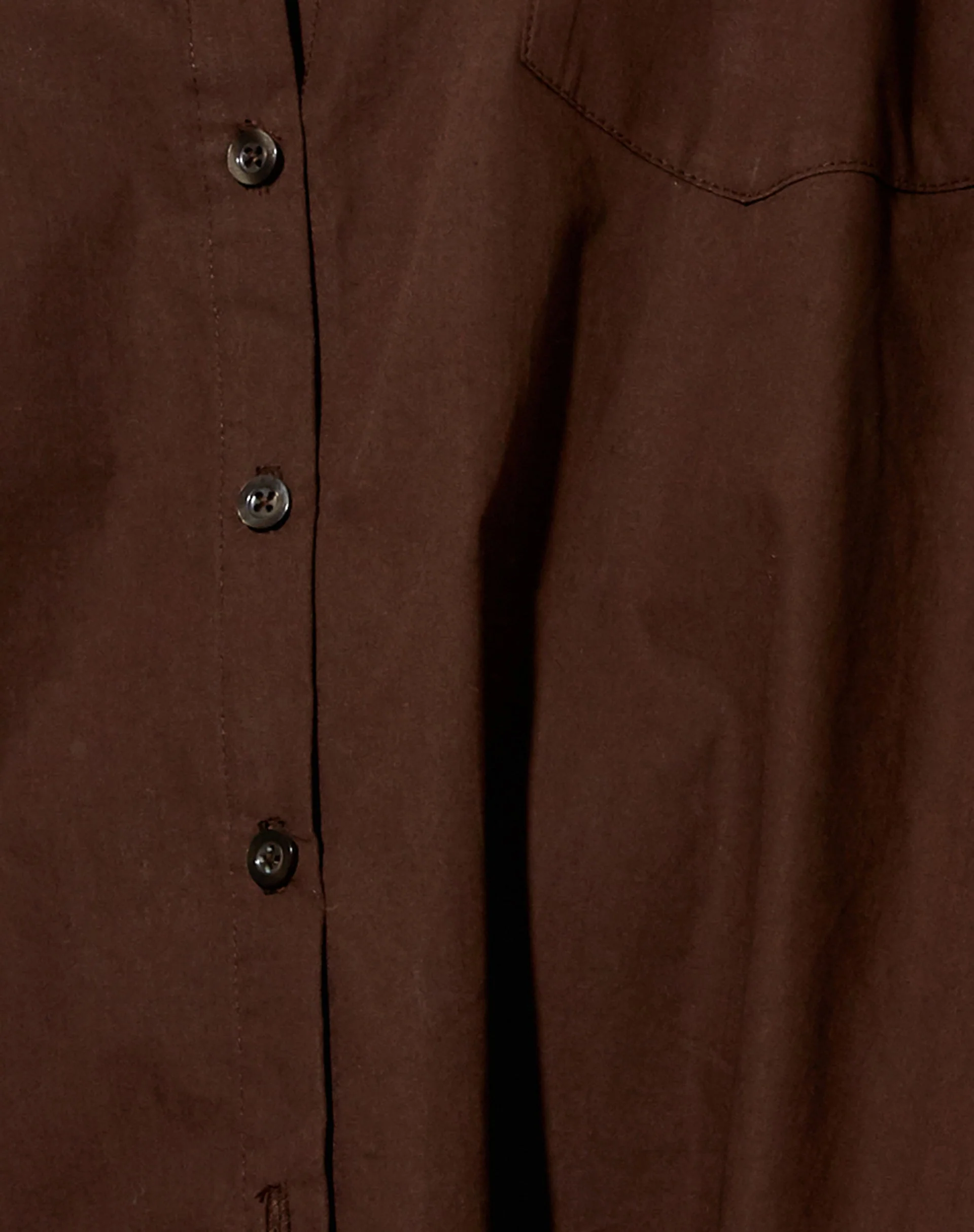 Gane Shirt in Deep Mahogany - Image 6