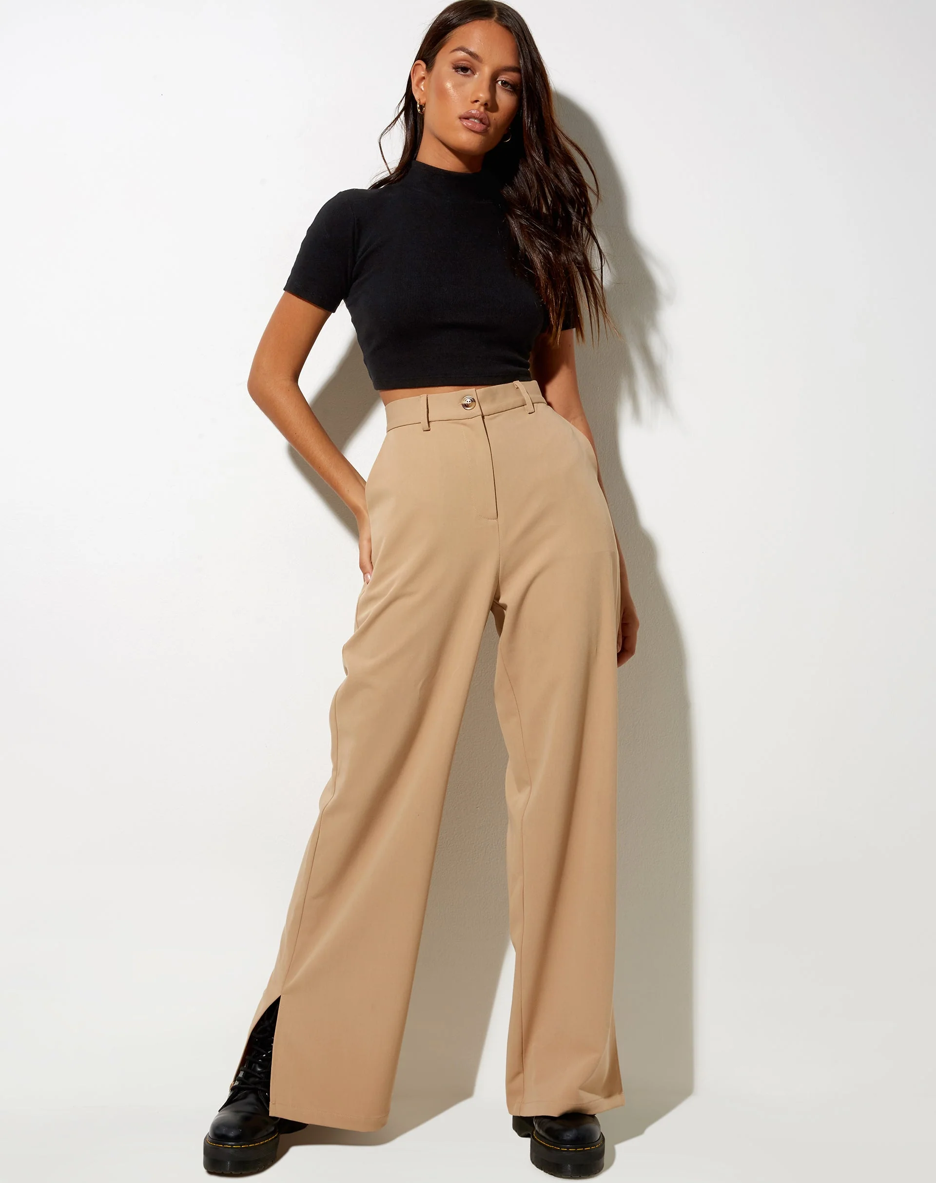 Gege Trouser in Almond - Image 4