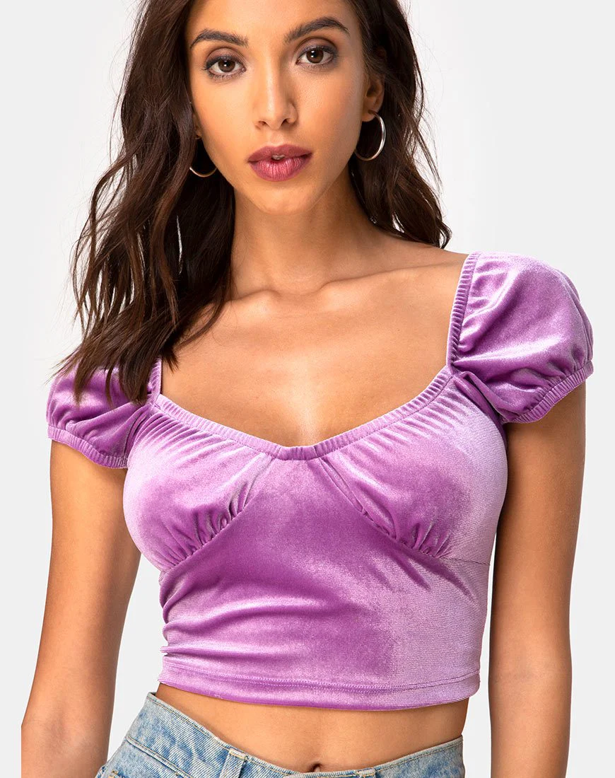 Glaty Top in Velvet Lilac - Image 2