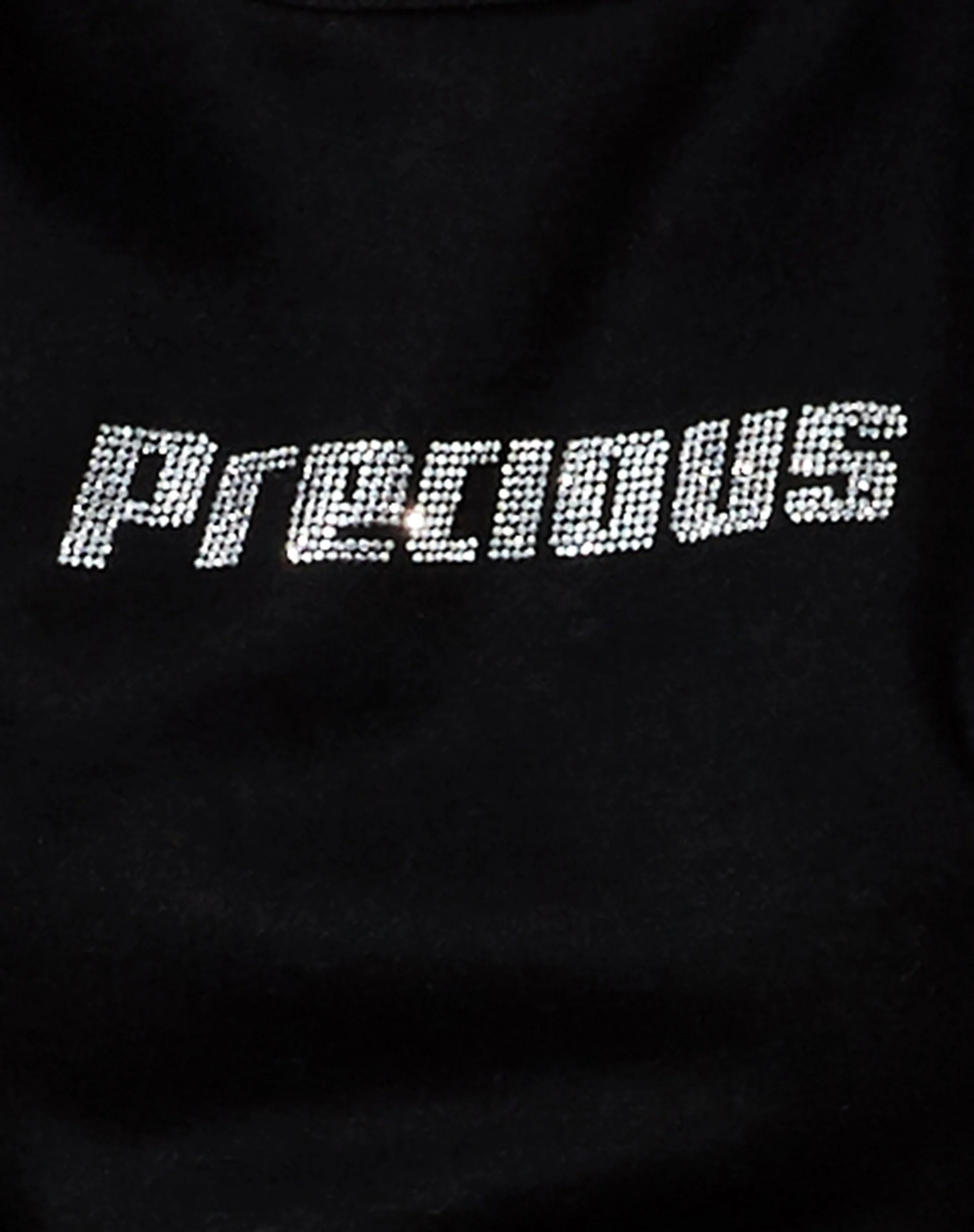 Glora Sweatshirt in Black 'Precious' Hotfix - Image 4