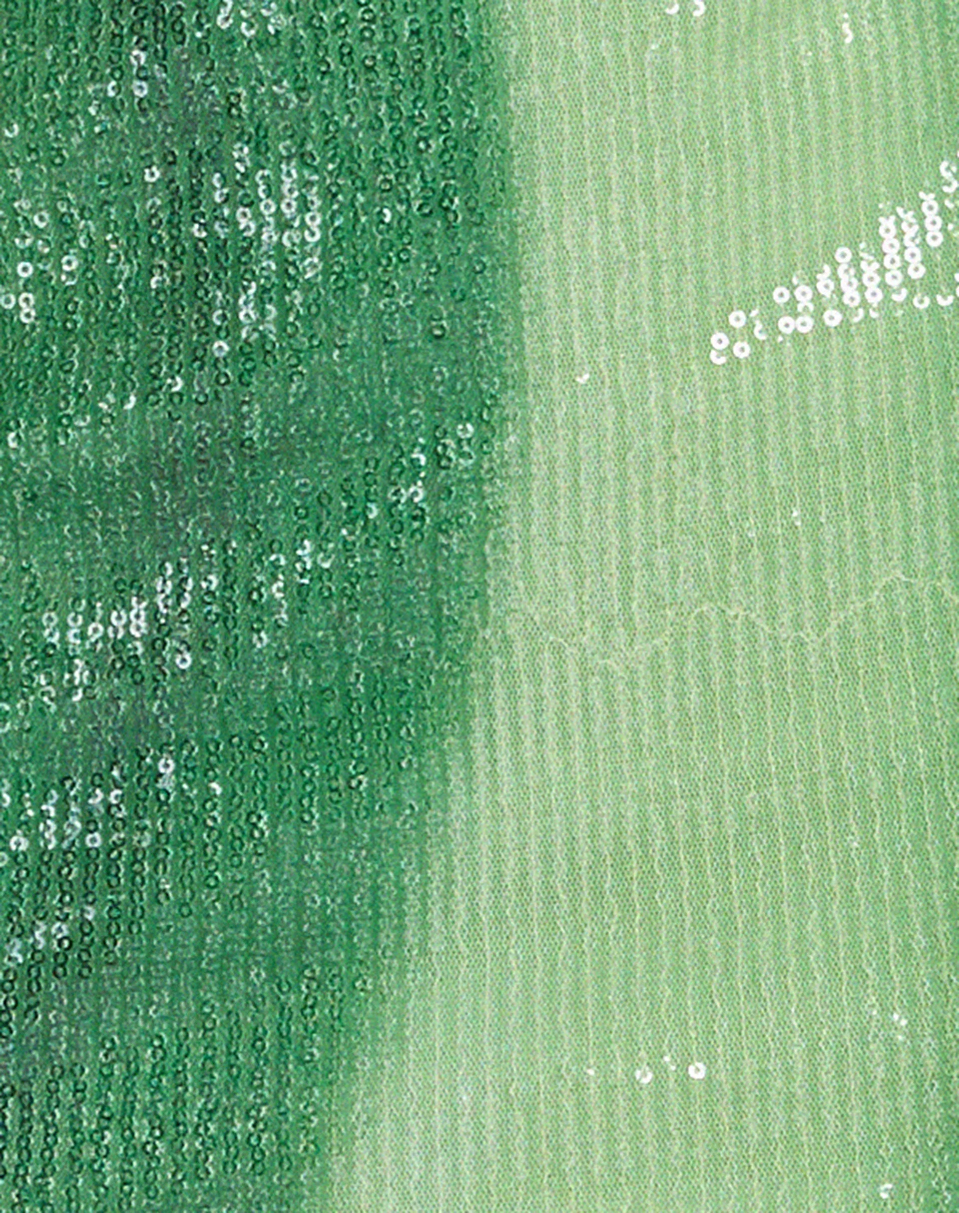 Guida Mini Skirt in Sequin Solarized Green - Image 8