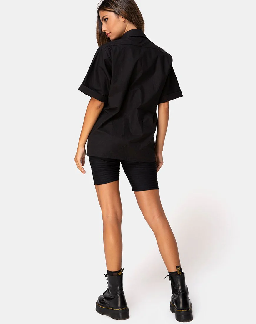 Haimen Shirt in Black - Image 5