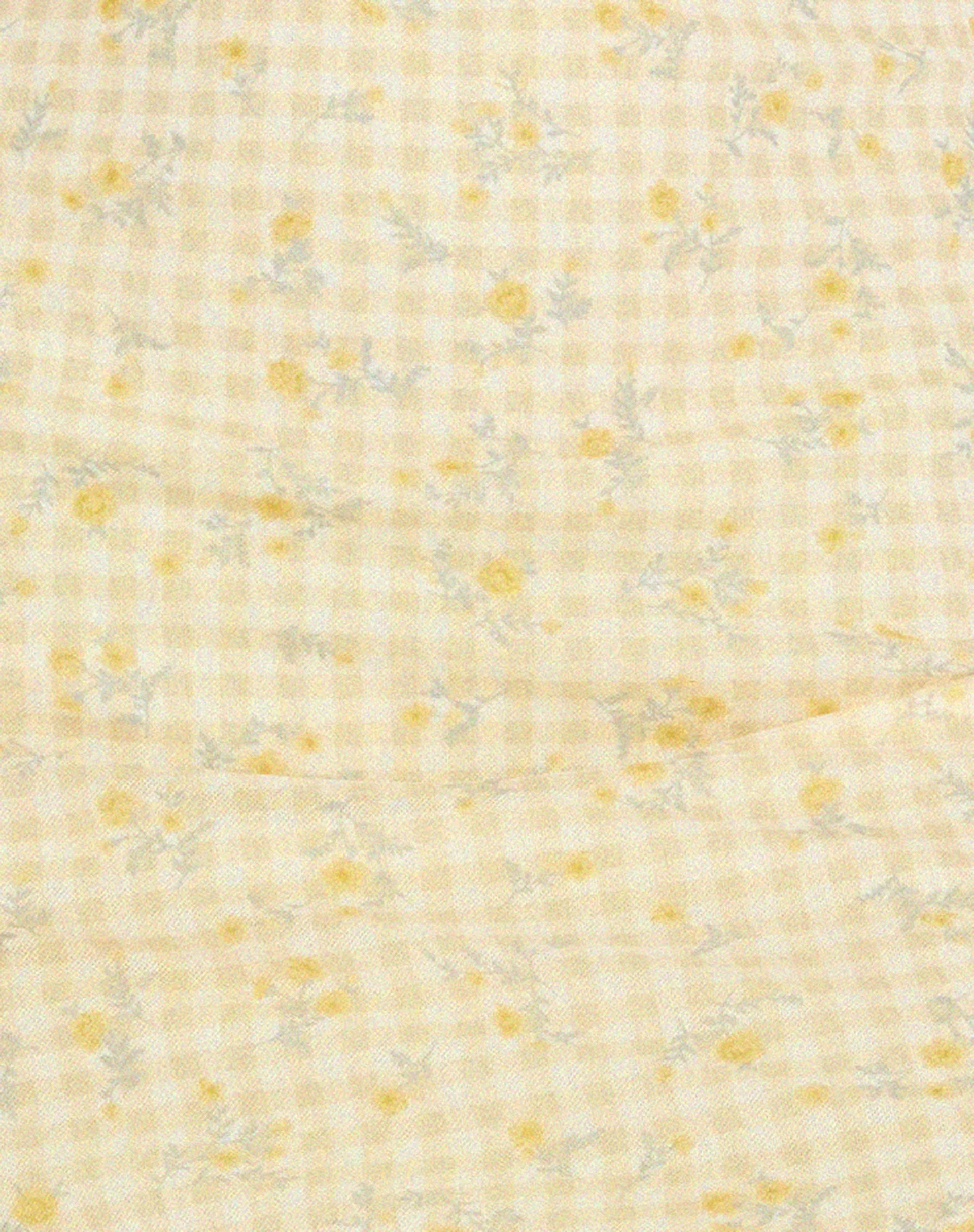Hakira Mini Dress in Gingham Floral Yellow - Image 5