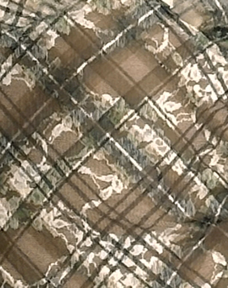 Hampura Top in Printed Retro Plaid Lace - Image 6