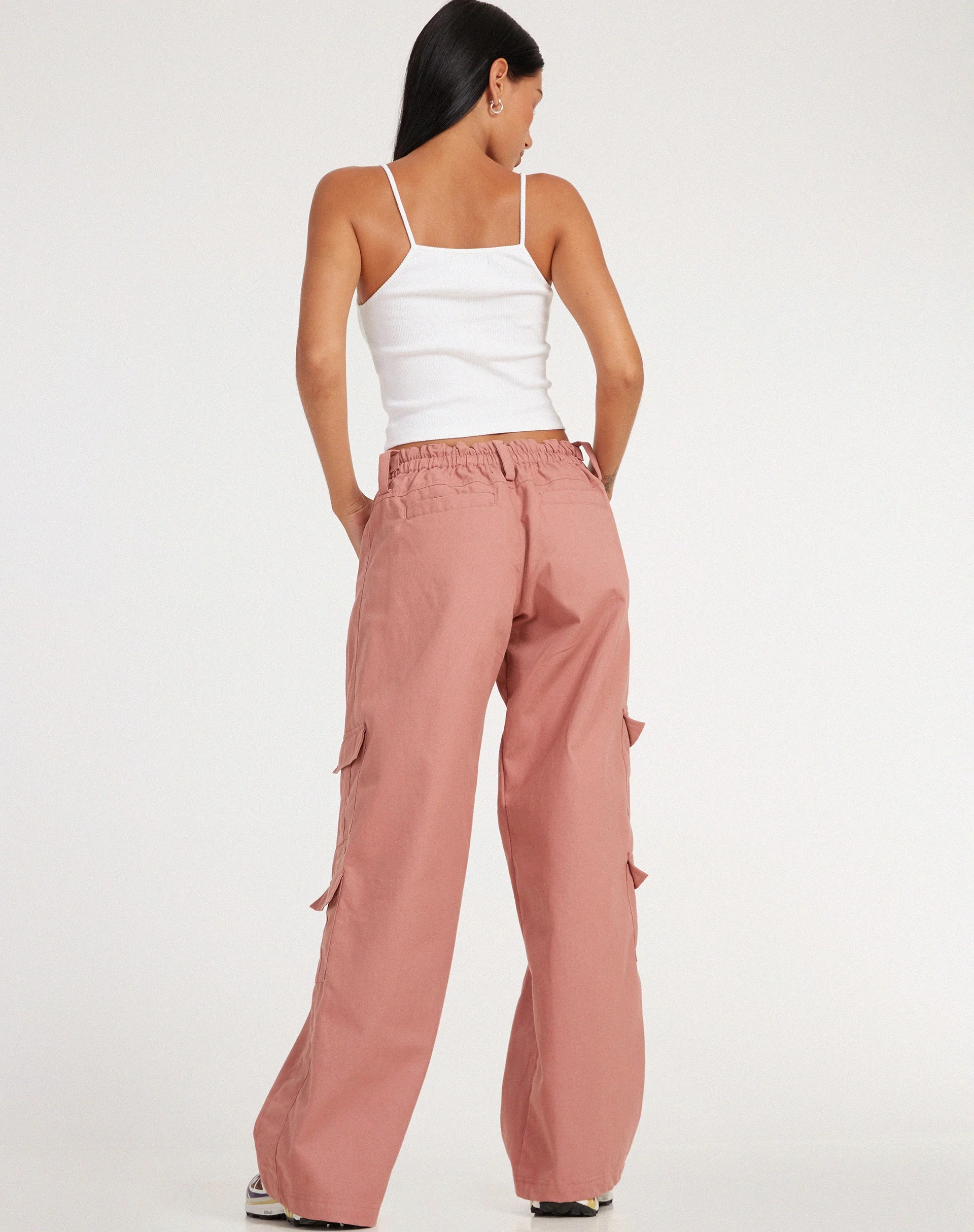 Hansa Cargo Trouser in Dusty Rose - Image 4