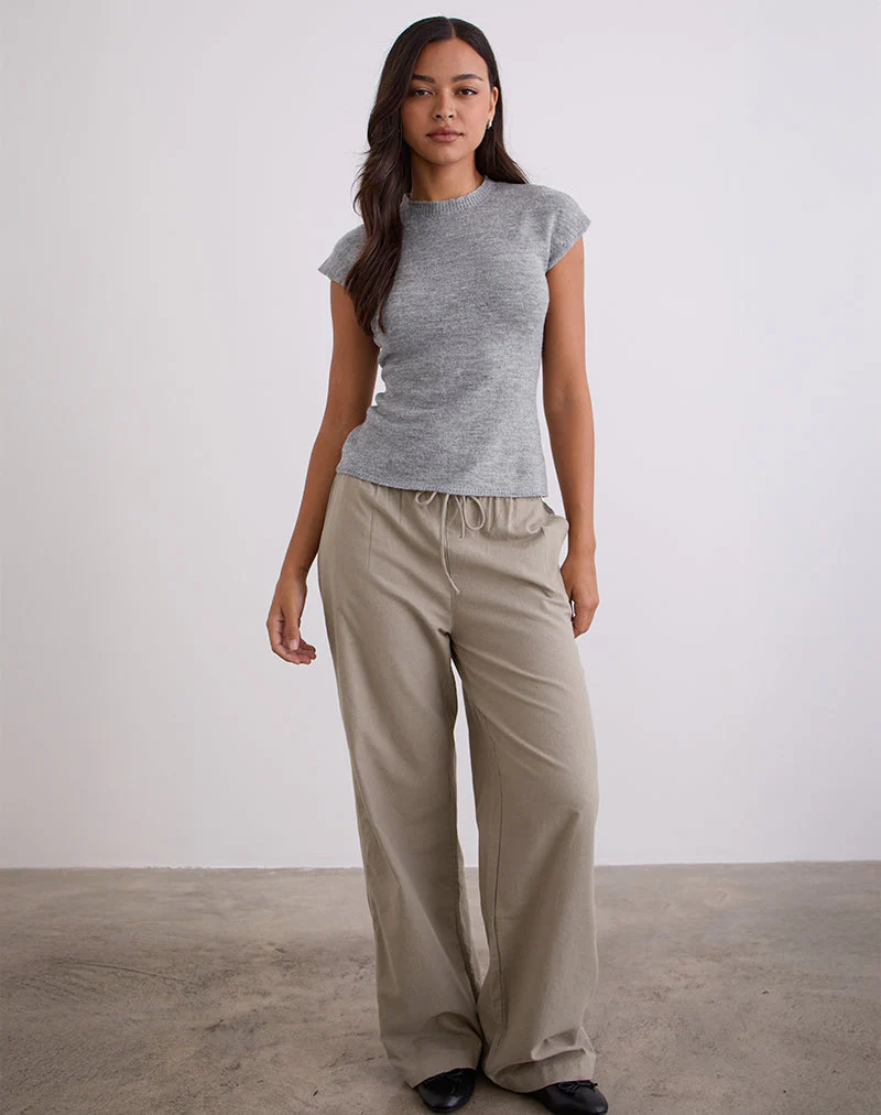 Hanuva Top in Knit Grey - Image 6