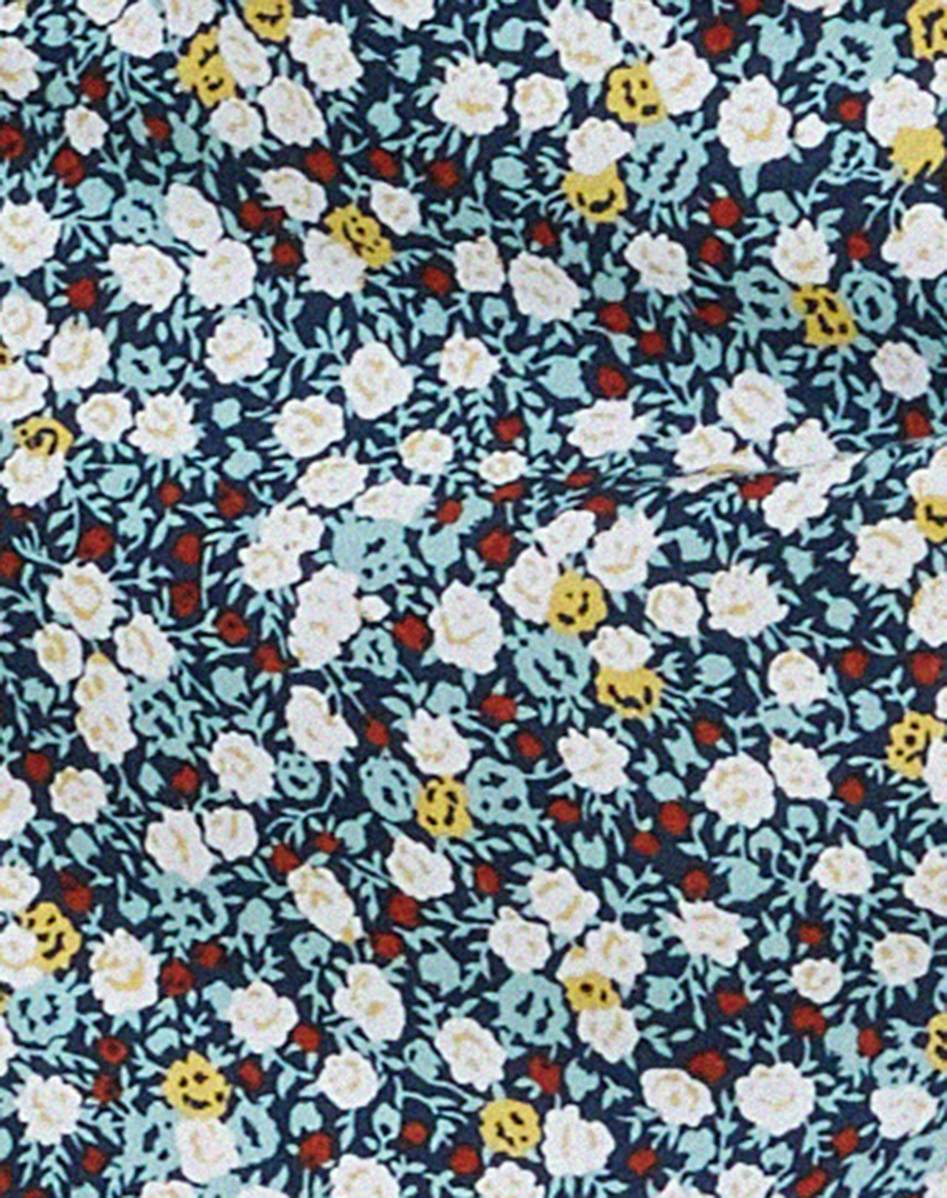 Harriet Midi Skirt in Floral Field Navy - Image 5
