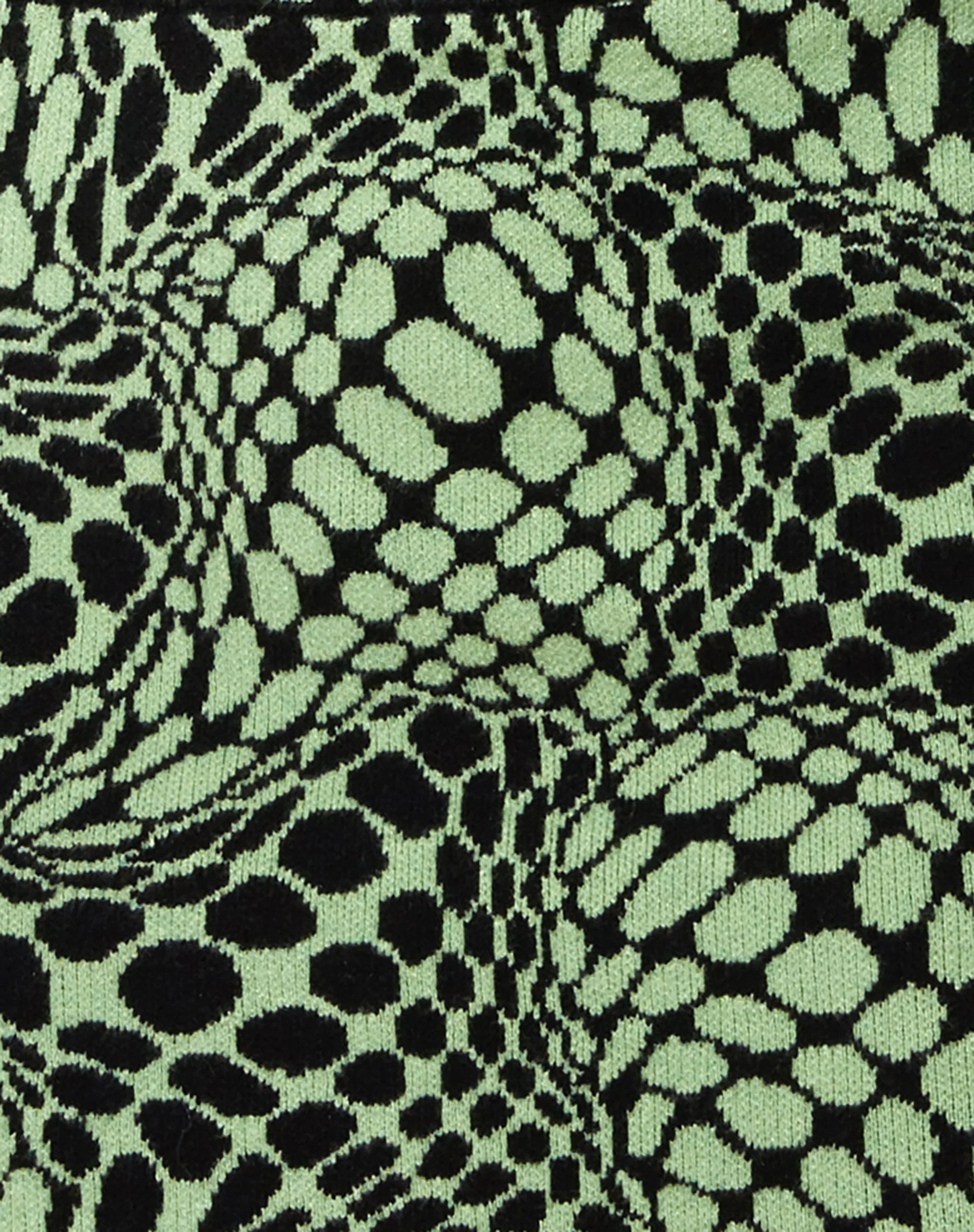 Haru Mini Skirt in Geo Polka Arcadian Green - Image 6