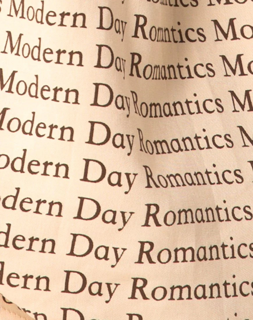 Hawaiian Shirt in Modern Day Romantics Nude - Image 5