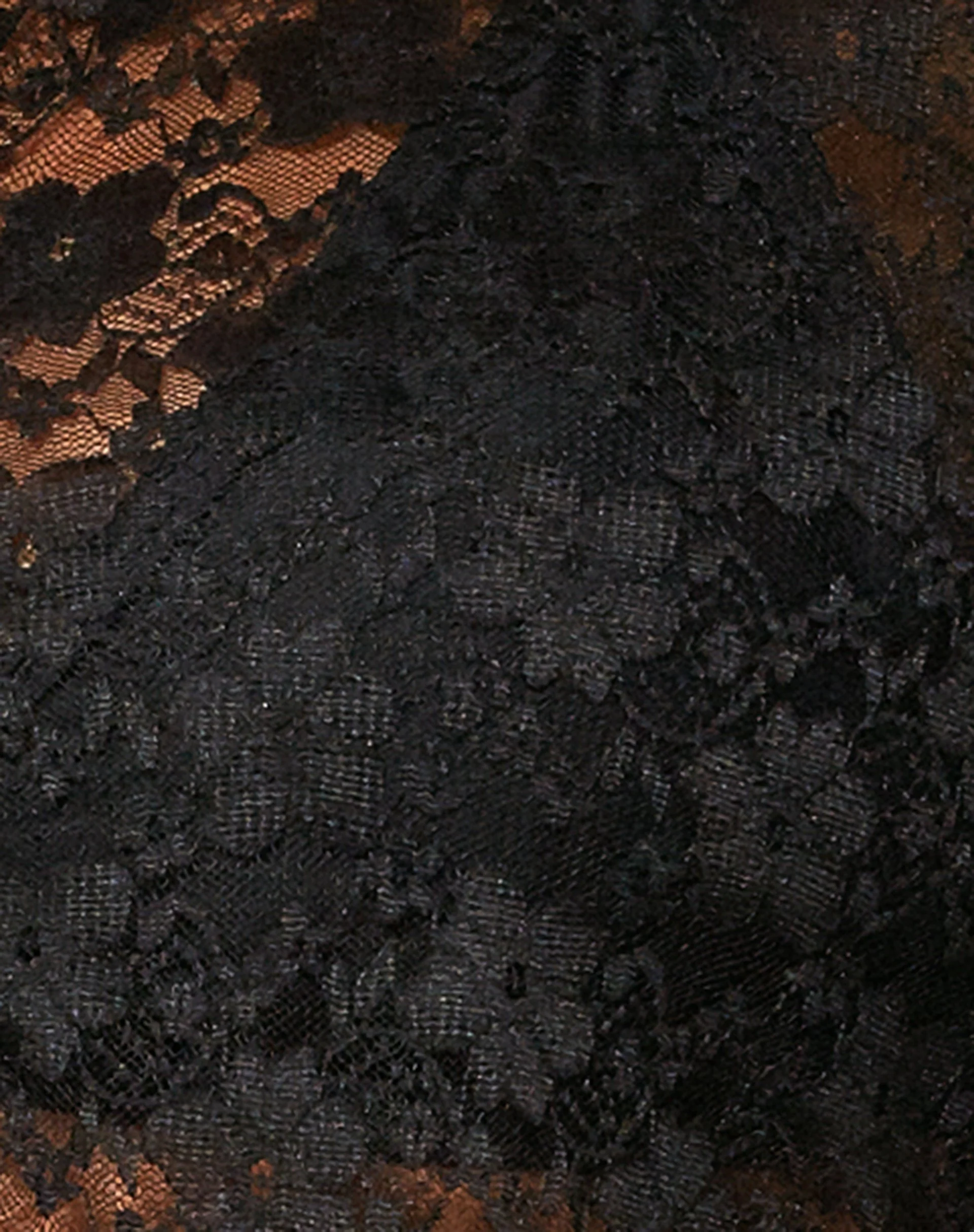 Henlo Cardi in Black Lace Small Flower Black - Image 5