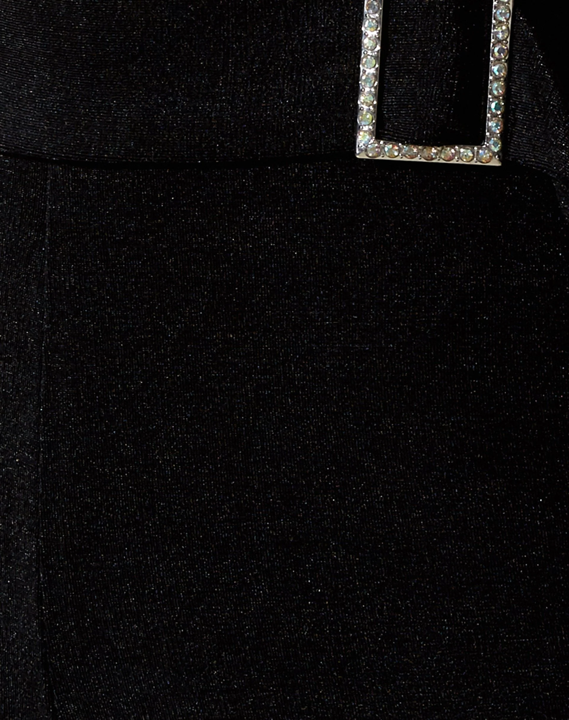 Hermima Trouser in Crepe Black Hotfix Diamante - Image 7