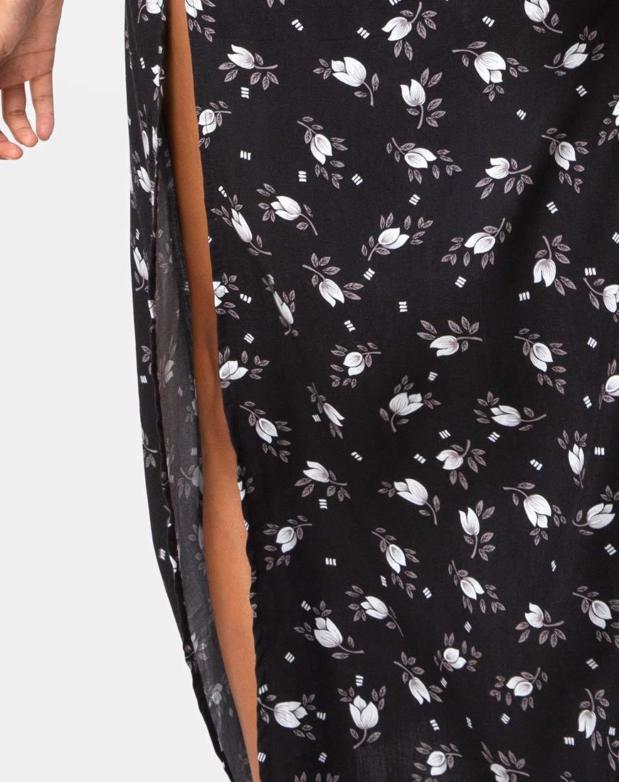 Hime Maxi Dress in Dark Tulip - Image 5