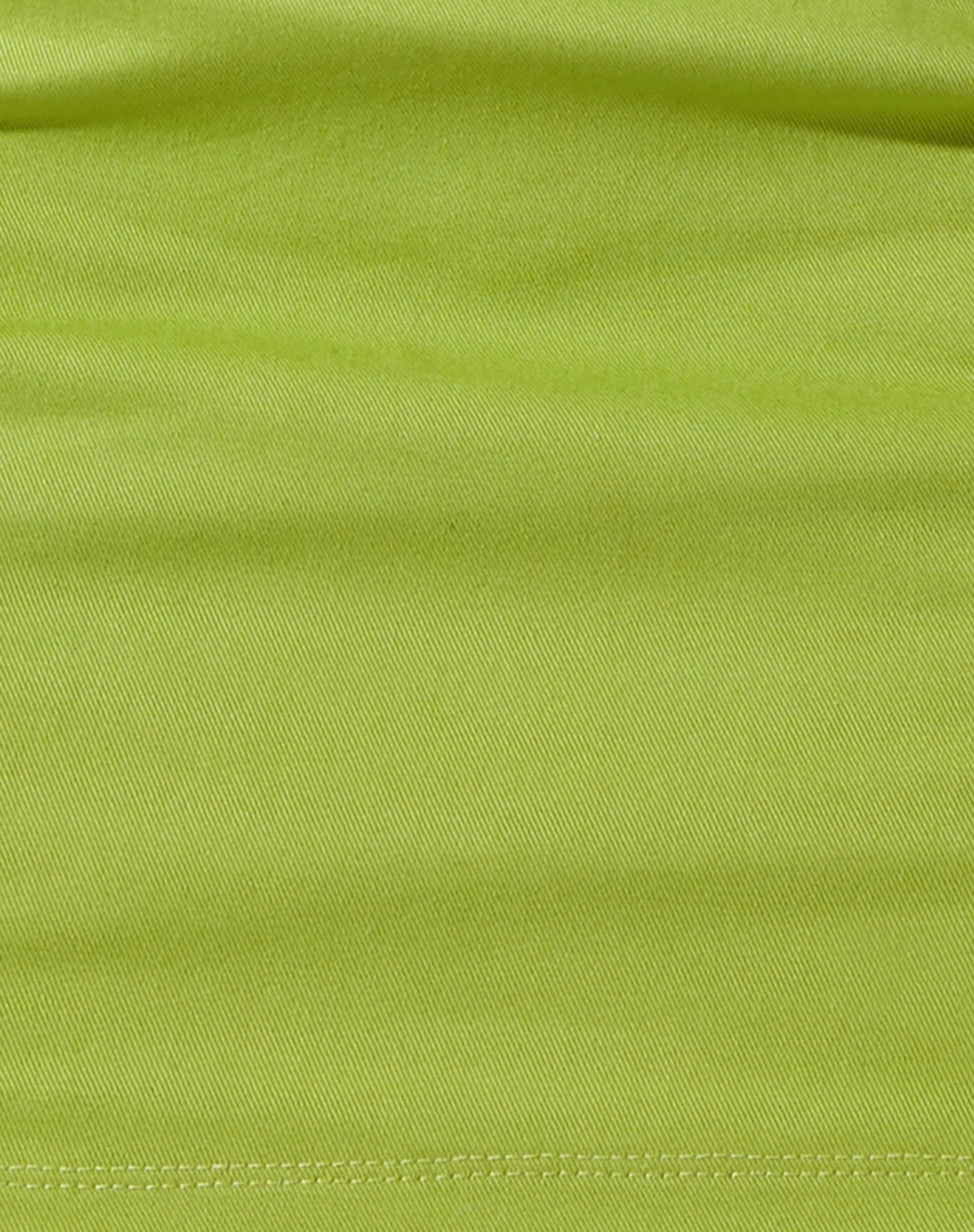 Ima Mini Skirt in Twill Leaf Green - Image 7