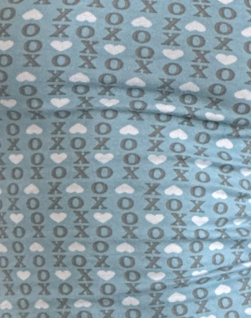 Isna Cami Top in Powder Blue XO Heart Print - Image 6