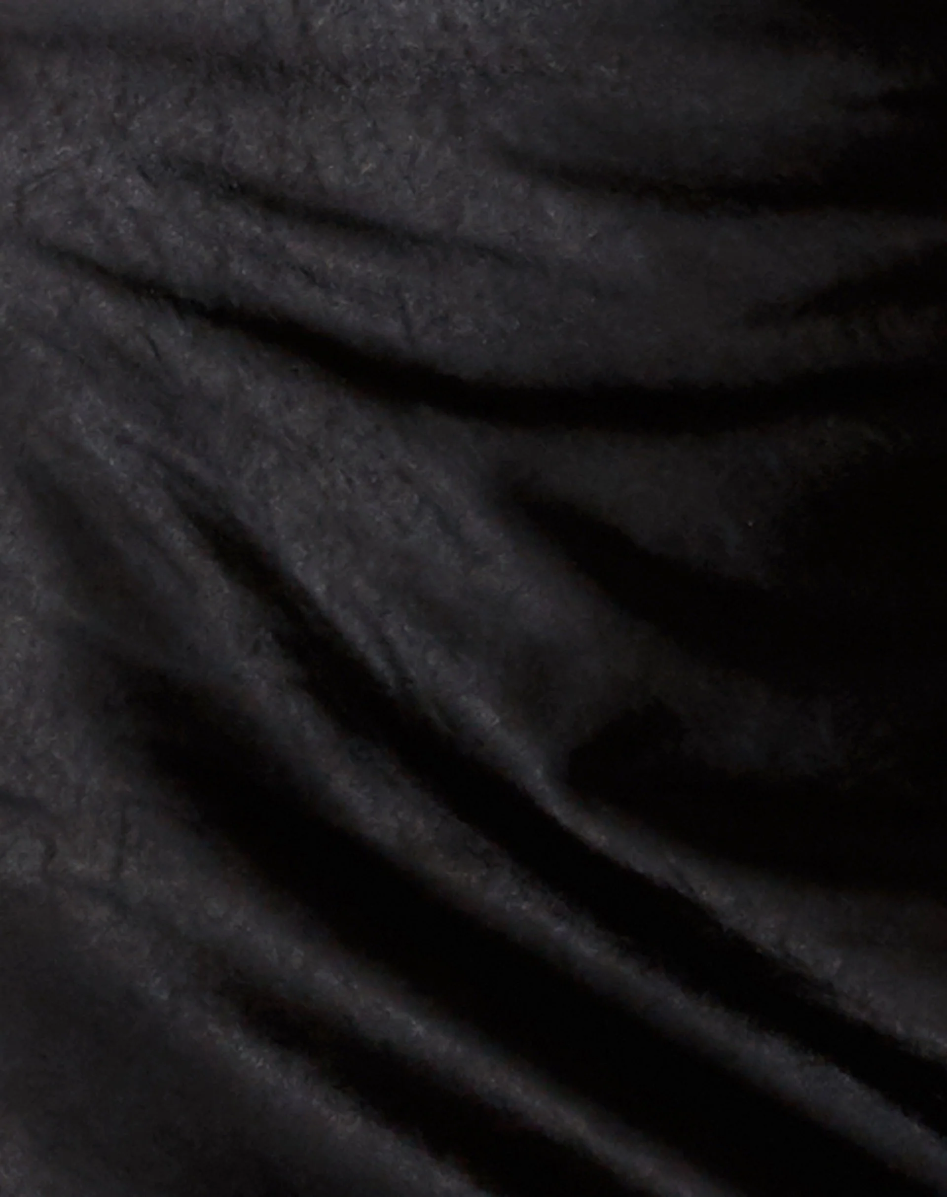 Iza Slip Dress in Satin Black - Image 6