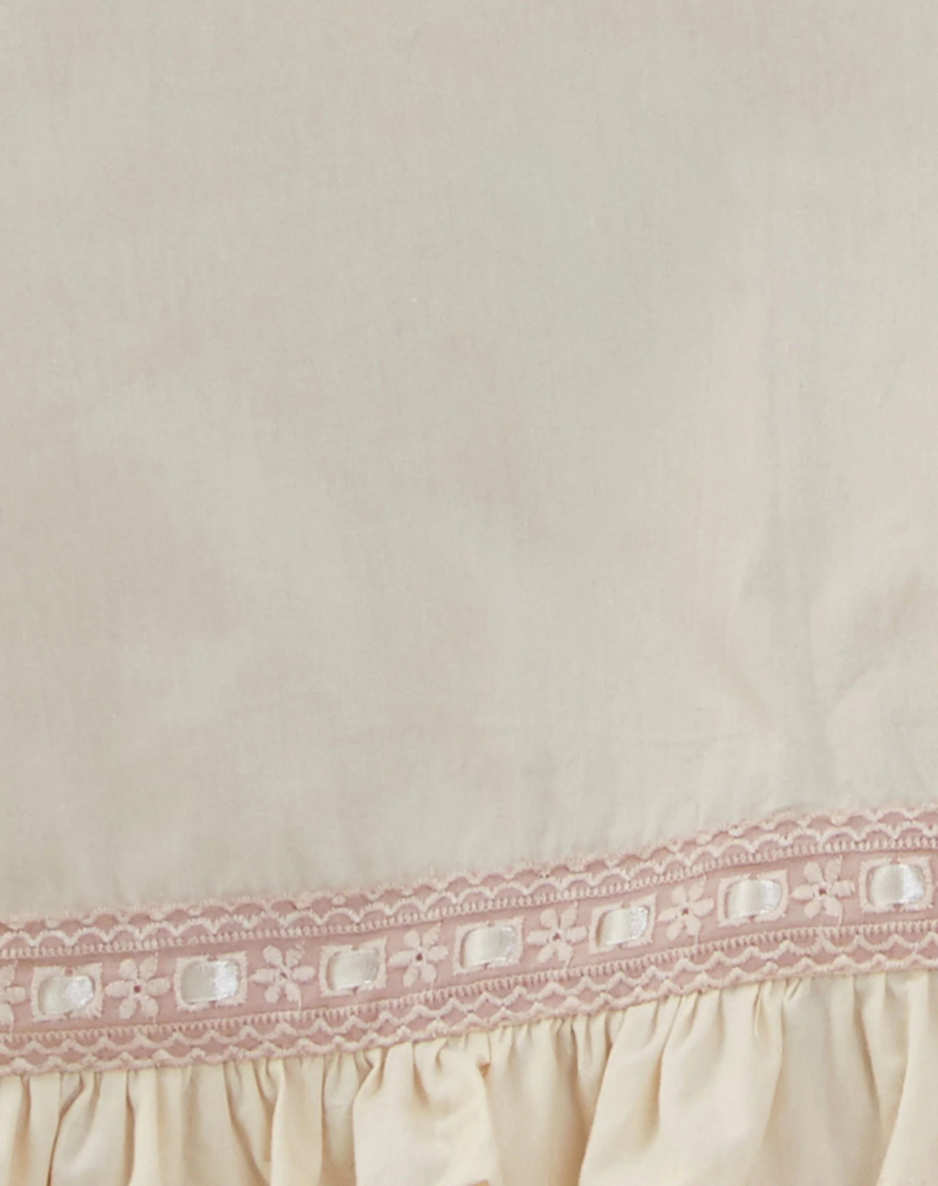 Jacena Lace Trim Mini Dress in Ivory - Image 6