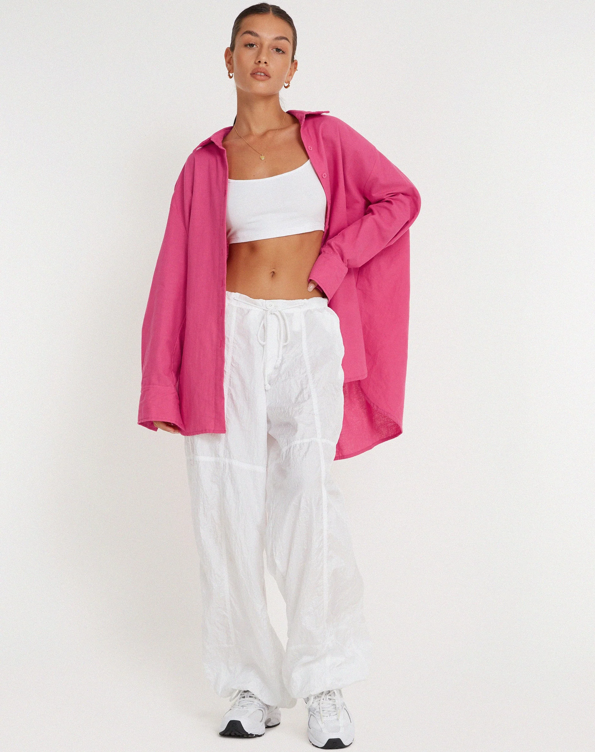 Janes Shirt in Hot PInk - Image 3