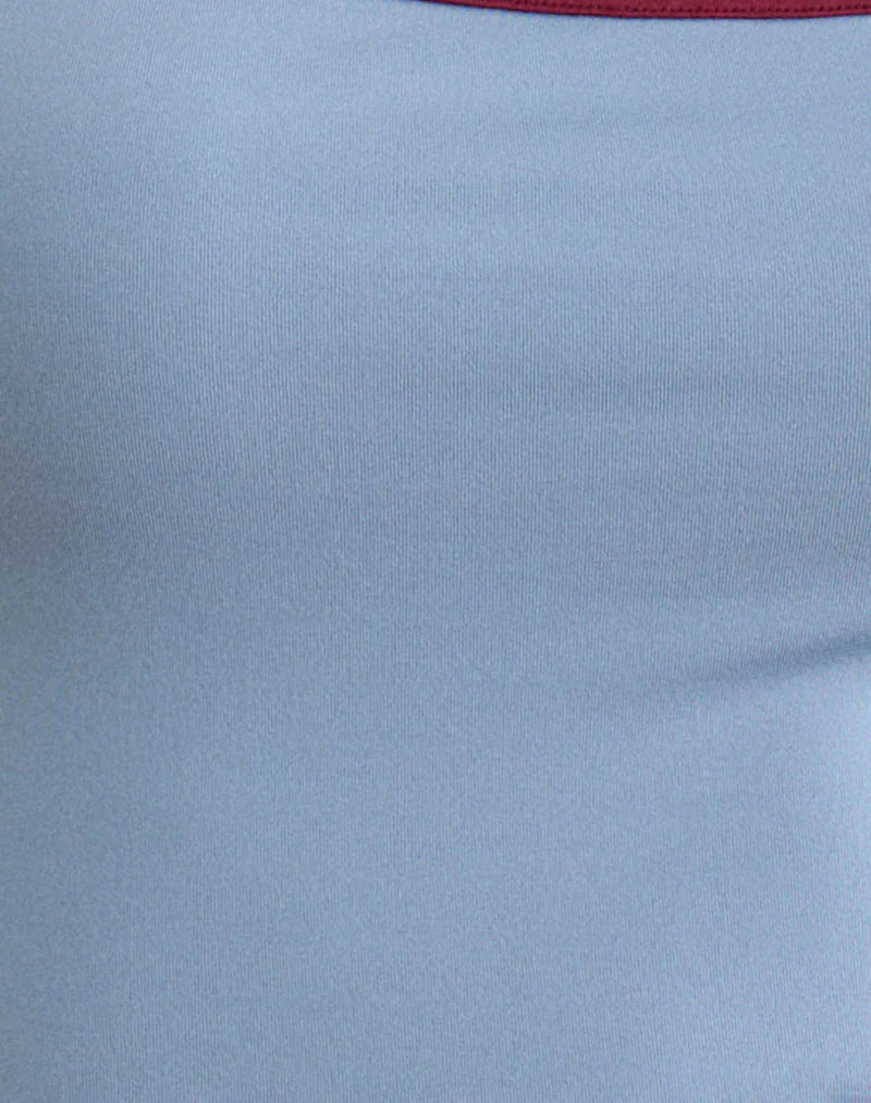 Jasila Vest Top in Blue - Image 5