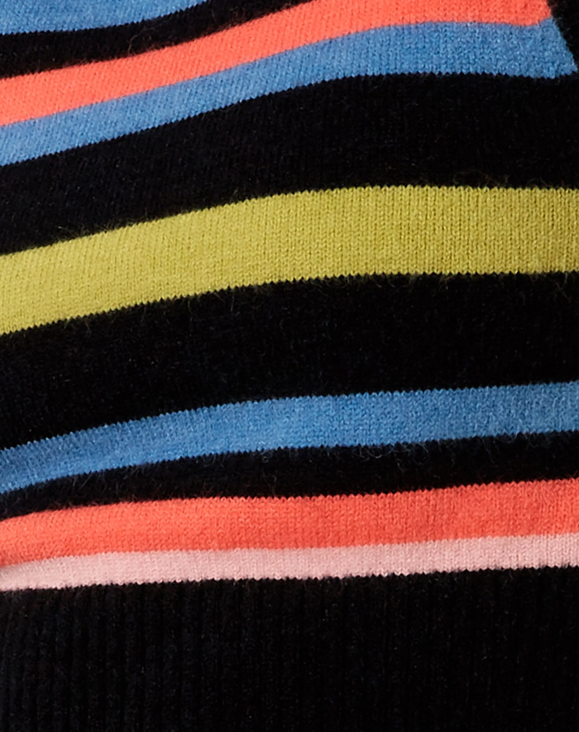 Jaya Vest in Multi Stripe Blue Black - Image 5