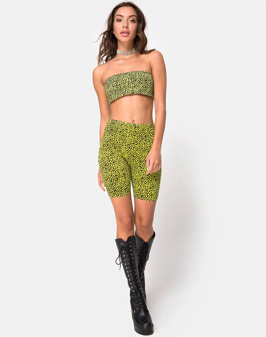 Jeevan Top in Wild Cat Yellow X Princess Polly - Image 5