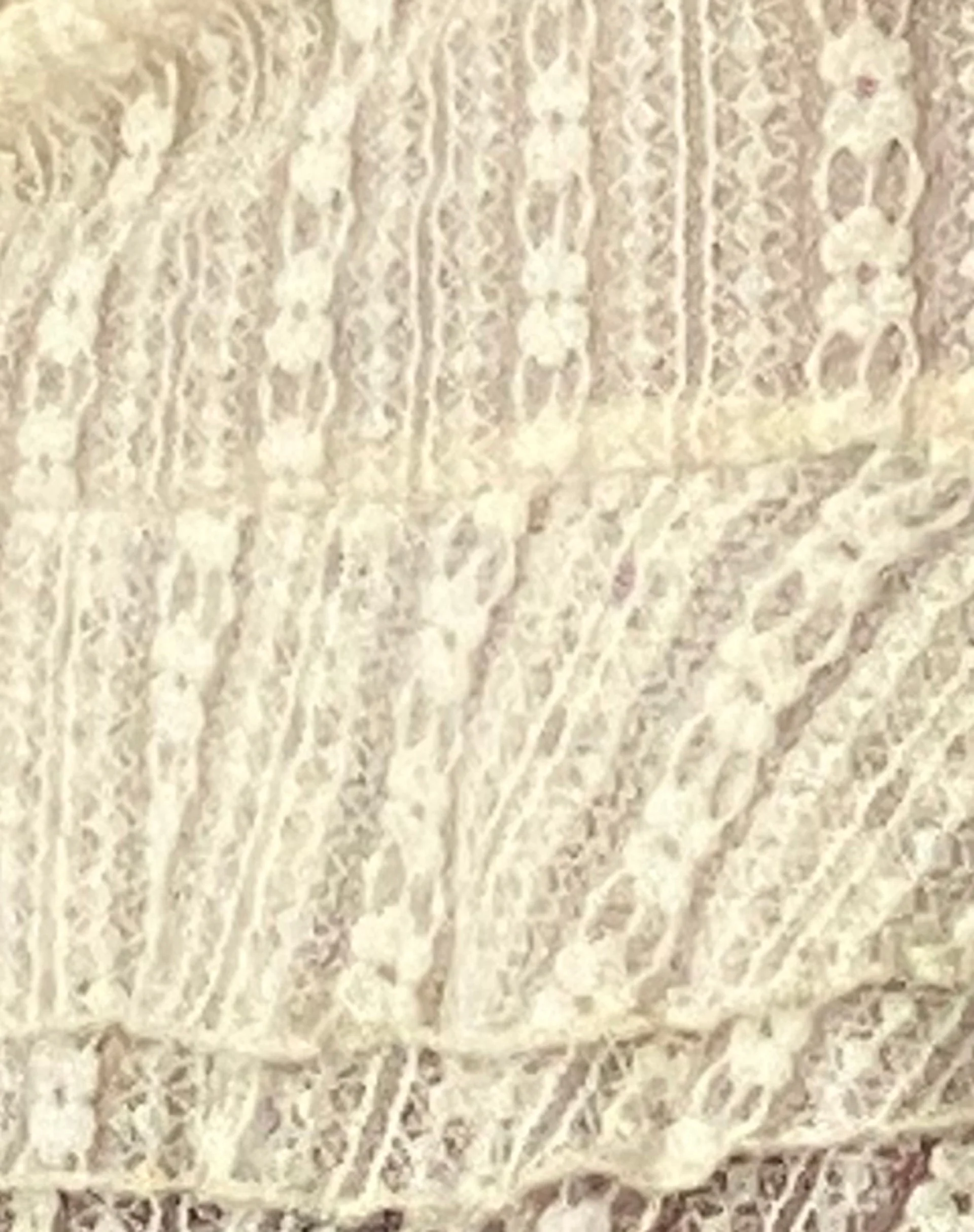 Jeilani Open Back Lace Mini Dress in Cream - Image 6