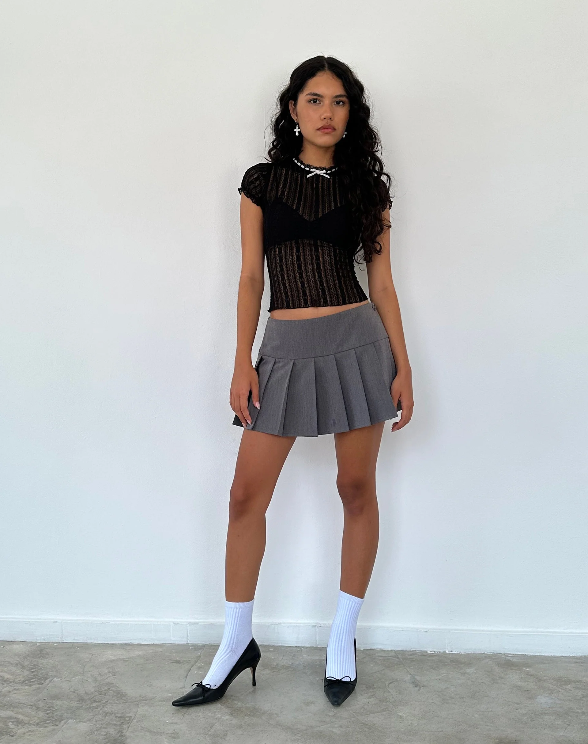 Jennifer Unlined Top in Lace Black - Image 3