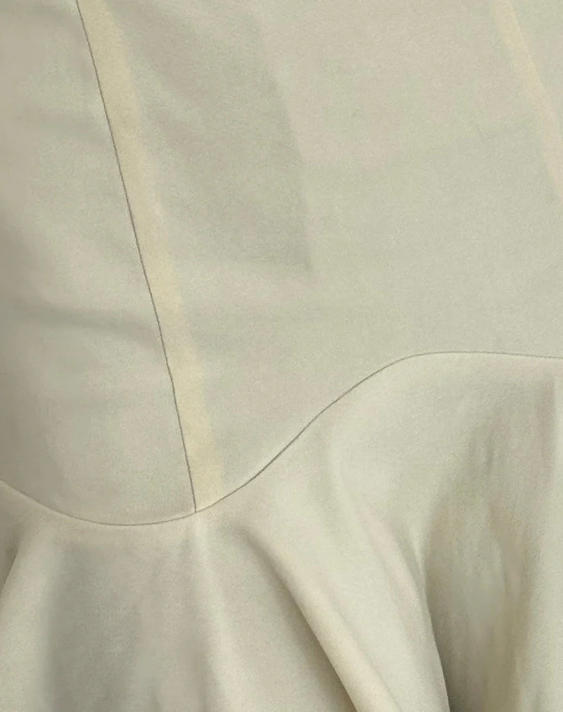 Jetsam Mini Dress in Cream - Image 6