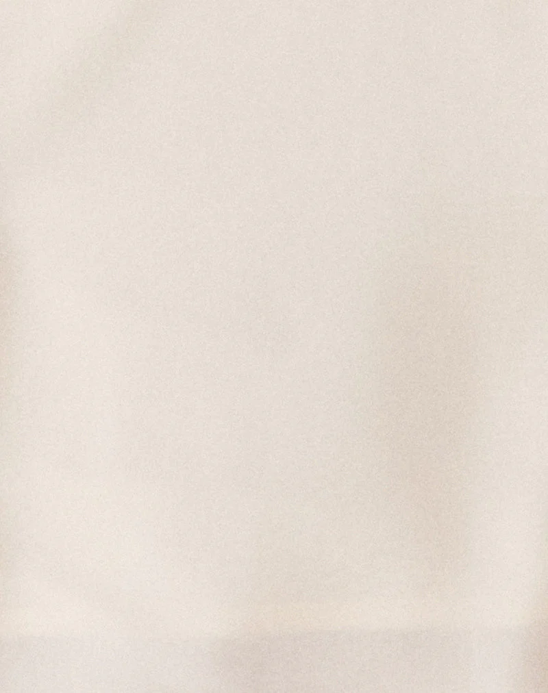 Jivika Crop Top in Chiffon Cream - Image 6