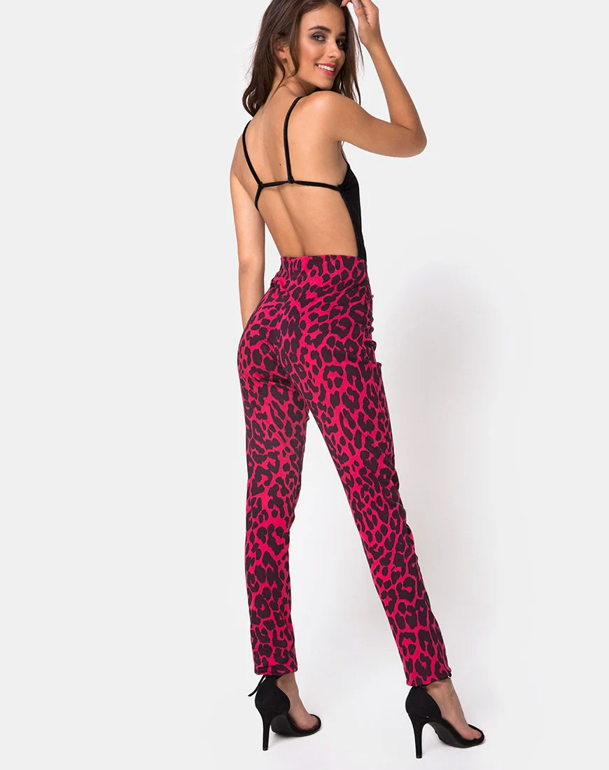 Jolim Trouser in Oversize Jaguar Red - Image 2
