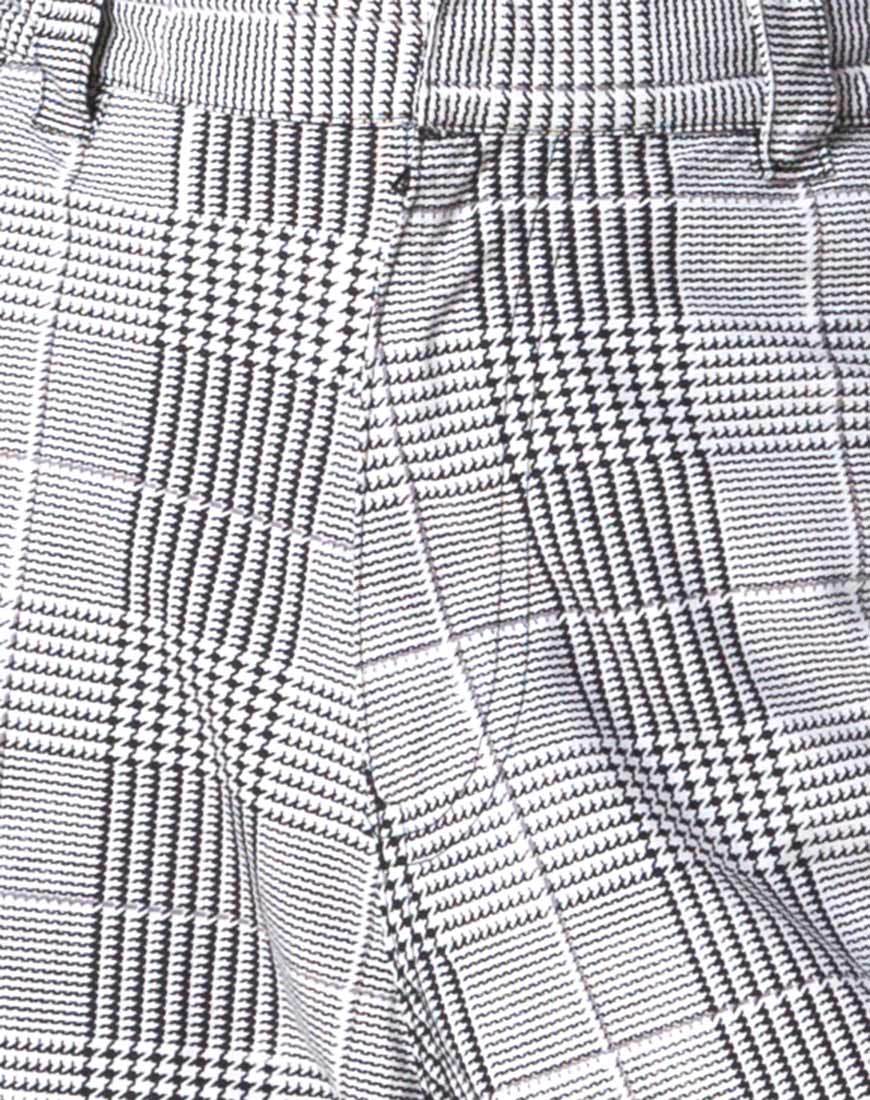 Jubie Cargo Trouser in Charles Check Grey - Image 5