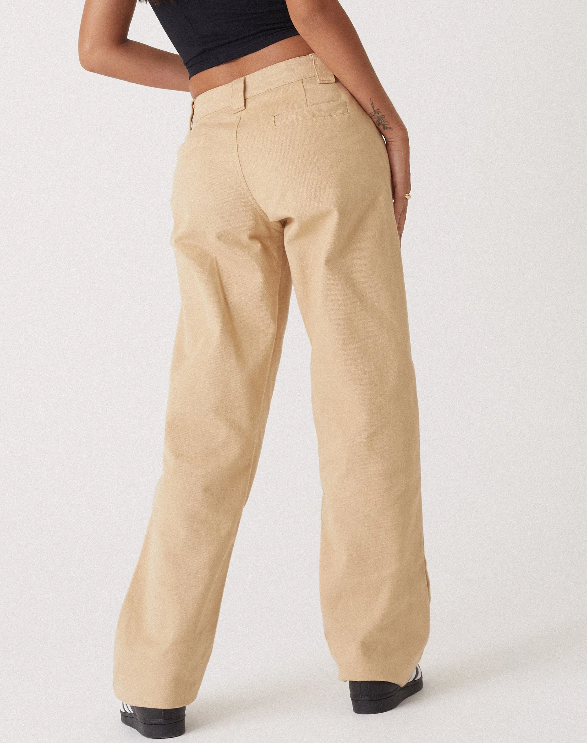 Motel X Olivia Neill Kana Trouser in Tan - Image 4
