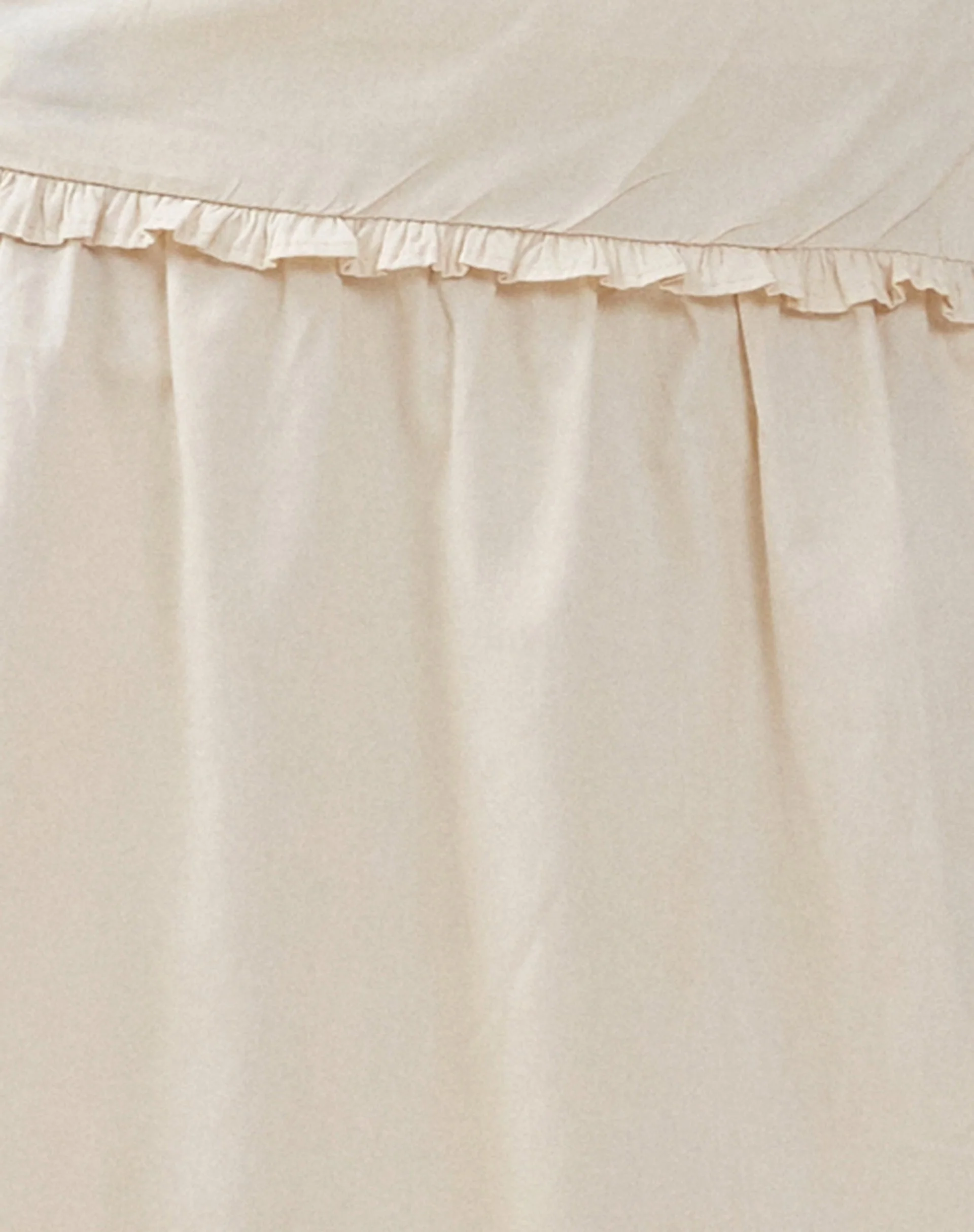Kasya Frill Hem Midi Wrap Skirt in Ivory - Image 7