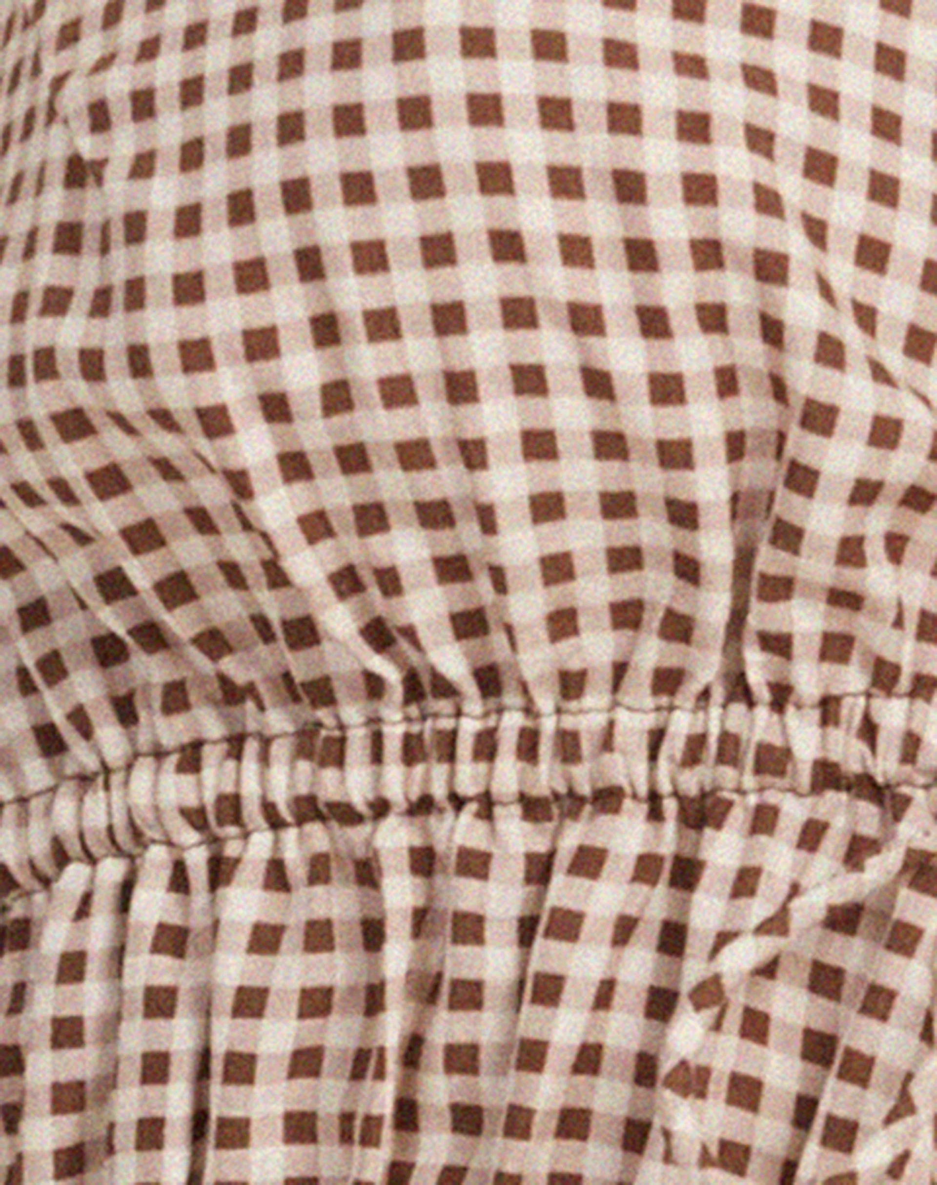 Kayson Crop Top in Mini Gingham - Image 6