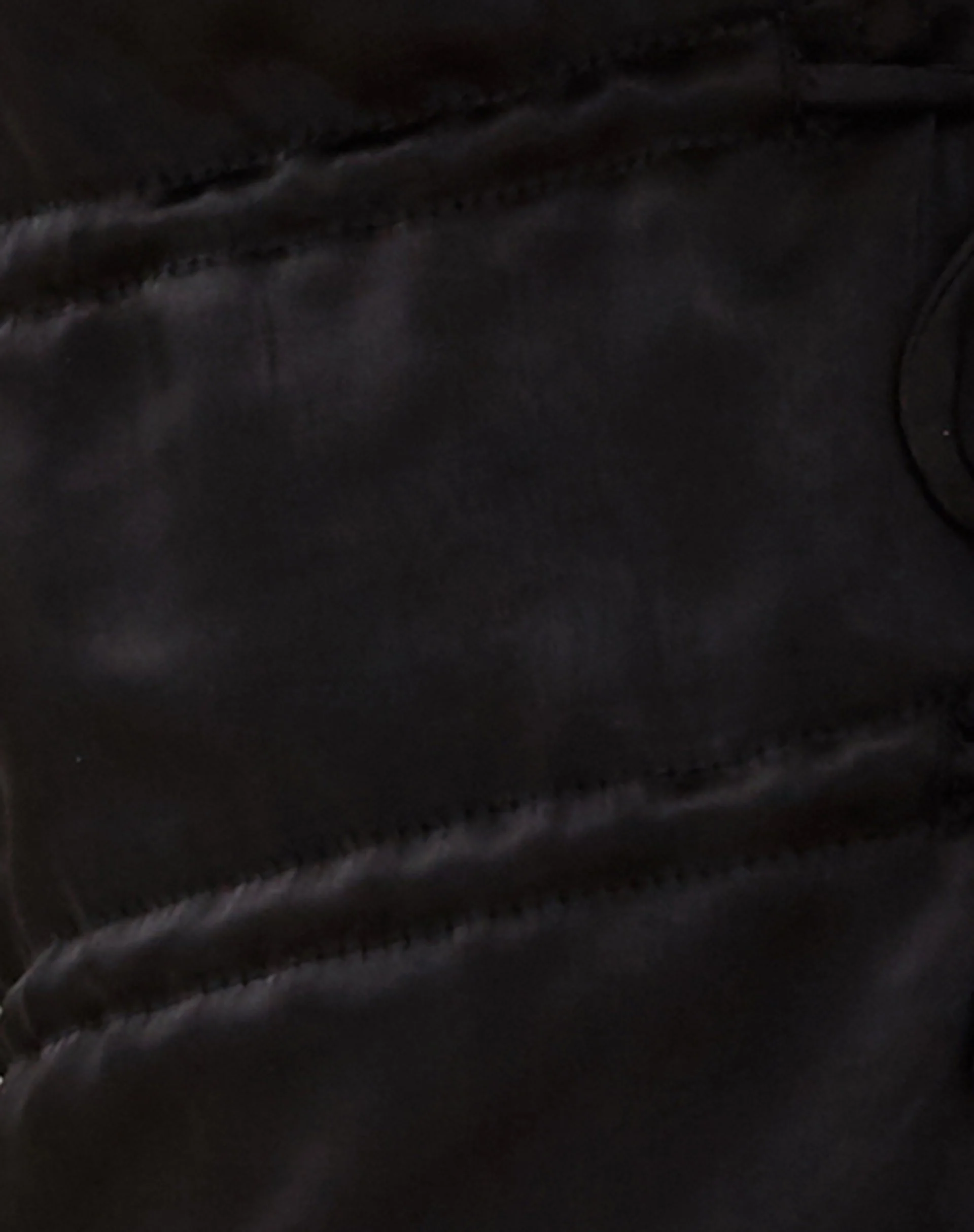 Kayson Crop Top in Satin Black - Image 6
