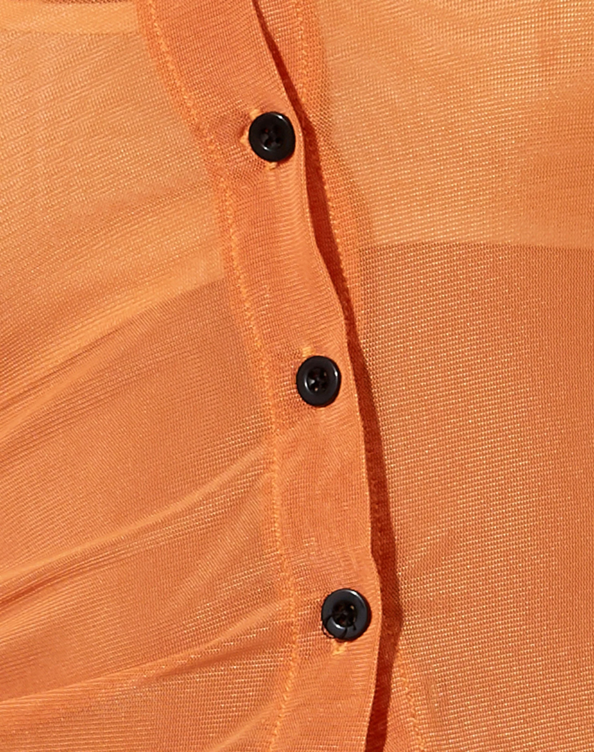 Kelly Shirt in Mesh Orange - Image 5